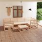 Preview: ARDEBO.de - 7-tlg. Garten-Lounge-Set Massivholz Kiefer