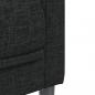Preview: Sofa 3-Sitzer Schwarz Stoff
