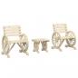 Preview: 3-tlg. Garten-Lounge-Set Massivholz Tanne