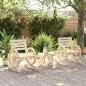 Preview: 3-tlg. Garten-Lounge-Set Massivholz Tanne