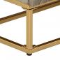 Preview: Kommode 55x30x76 cm Massivholz Mango und Eisen