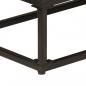 Preview: Sideboard Schwarz 55x30x76 cm Massivholz Mango und Eisen