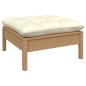 Preview: 4-tlg. Garten-Lounge-Set mit Kissen Kiefer Massivholz