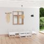 Preview: ARDEBO.de - 9-tlg. Garten-Lounge-Set Massivholz Kiefer