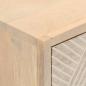 Preview: Kommode 55x30x76 cm Massivholz Mango und Eisen