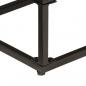 Preview: Sideboard Schwarz 55x30x76 cm Massivholz Mango und Eisen