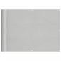 Preview: Balkon-Sichtschutz Hellgrau 75x600 cm 100 % Polyester-Oxford
