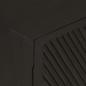 Preview: Sideboard Schwarz 55x30x76 cm Massivholz Mango und Eisen
