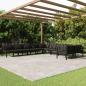 Preview: ARDEBO.de - 10-tlg. Garten-Lounge-Set mit Kissen Aluminium Anthrazit