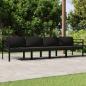 Preview: ARDEBO.de - 4-tlg. Garten-Lounge-Set mit Kissen Aluminium Anthrazit