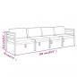 Preview: 4-tlg. Garten-Lounge-Set mit Kissen Aluminium Anthrazit