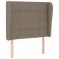 Preview: Boxspringbett mit Matratze Taupe 90x190 cm Stoff
