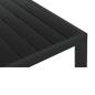 Preview: 5-tlg. Garten-Essgruppe mit Kissen Poly Rattan Grau