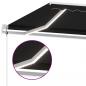 Preview: Markise Automatisch mit LED & Windsensor 300x250 cm Anthrazit