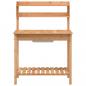 Preview: Pflanztisch mit Waschbecken 147,5x44x139,5 cm Massivholz Tanne