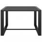 Preview: 4-tlg. Garten-Lounge-Set mit Kissen Aluminium Anthrazit