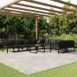 Preview: ARDEBO.de - 10-tlg. Garten-Lounge-Set mit Kissen Aluminium Anthrazit
