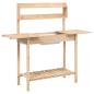 Preview: Pflanztisch mit Waschbecken 147,5x44x139,5 cm Massivholz Tanne