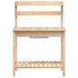 Preview: Pflanztisch mit Waschbecken 147,5x44x139,5 cm Massivholz Tanne