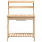 Preview: Pflanztisch mit Waschbecken 147,5x44x139,5 cm Massivholz Tanne