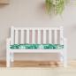 Preview: ARDEBO.de - Gartenbank-Auflage Blattmuster 120x50x7 cm Oxford-Gewebe