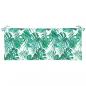 Preview: Gartenbank-Auflage Blattmuster 120x50x7 cm Oxford-Gewebe