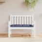 Preview: ARDEBO.de - Gartenbank-Auflage Marineblau 110x50x7 cm Oxford-Gewebe