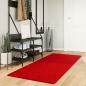 Preview: ARDEBO.de - Teppich OVIEDO Kurzflor Rot 80x200 cm