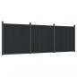Preview: Zaunelement Grau 526x186 cm WPC