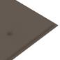 Preview: 3-Sitzer-Gartenbank mit Auflage 150 cm Massivholz Eukalyptus
