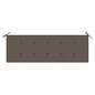 Preview: 3-Sitzer-Gartenbank mit Auflage 150 cm Massivholz Eukalyptus