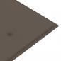 Preview: 3-Sitzer-Gartenbank mit Auflage 150 cm Massivholz Eukalyptus