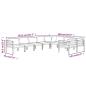 Preview: 9-tlg. Garten-Lounge-Set mit Kissen Aluminium Anthrazit