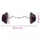 Preview: Curlstange mit Gewichten 60 kg