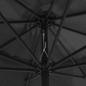 Preview: Sonnenschirm mit Metall-Mast 390 cm Anthrazit