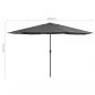 Preview: Sonnenschirm mit Metall-Mast 390 cm Anthrazit