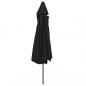 Preview: Sonnenschirm mit Metall-Mast 390 cm Schwarz