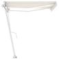 Preview: Markise Automatisch mit LED & Windsensor 300x250 cm Creme