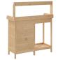 Preview: Pflanztisch mit Schrank 110,5x45x124,5 cm Massivholz Tanne