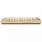 Preview: Bettgestell Sonoma-Eiche 120x200 cm Holzwerkstoff