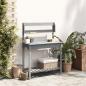 Preview: Pflanztisch mit Waschbecken 147,5x44x139,5 cm Massivholz Tanne