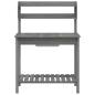 Preview: Pflanztisch mit Waschbecken 147,5x44x139,5 cm Massivholz Tanne