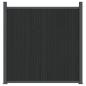 Preview: Zaunelement Grau 1045x186 cm WPC