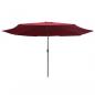 Preview: Sonnenschirm mit Metall-Mast 390 cm Bordeauxrot