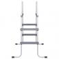 Preview: Pool-Leiter Grau 84 cm Stahl