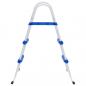 Preview: Pool-Leiter Blau und Weiß 84 cm Stahl