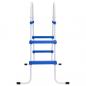 Preview: Pool-Leiter Blau und Weiß 84 cm Stahl