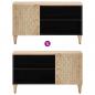 Preview: TV-Schrank 80x31x46 cm Massivholz Mango