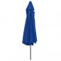 Preview: Sonnenschirm mit Metall-Mast 390 cm Azurblau