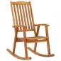 Preview: 3064181 Rocking Chair with Cushions Solid Acacia Wood (311844+43181)